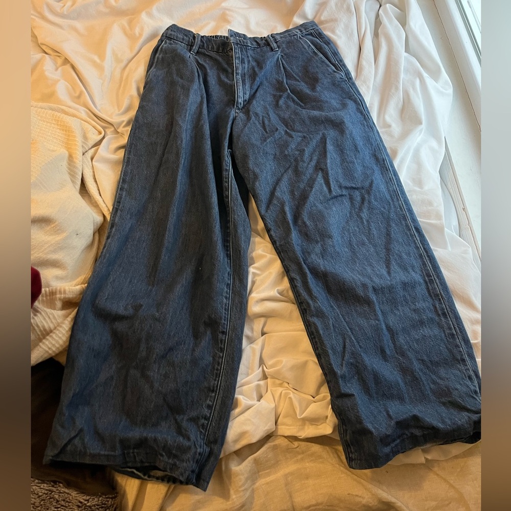 Denim Uniqlo baggy pants